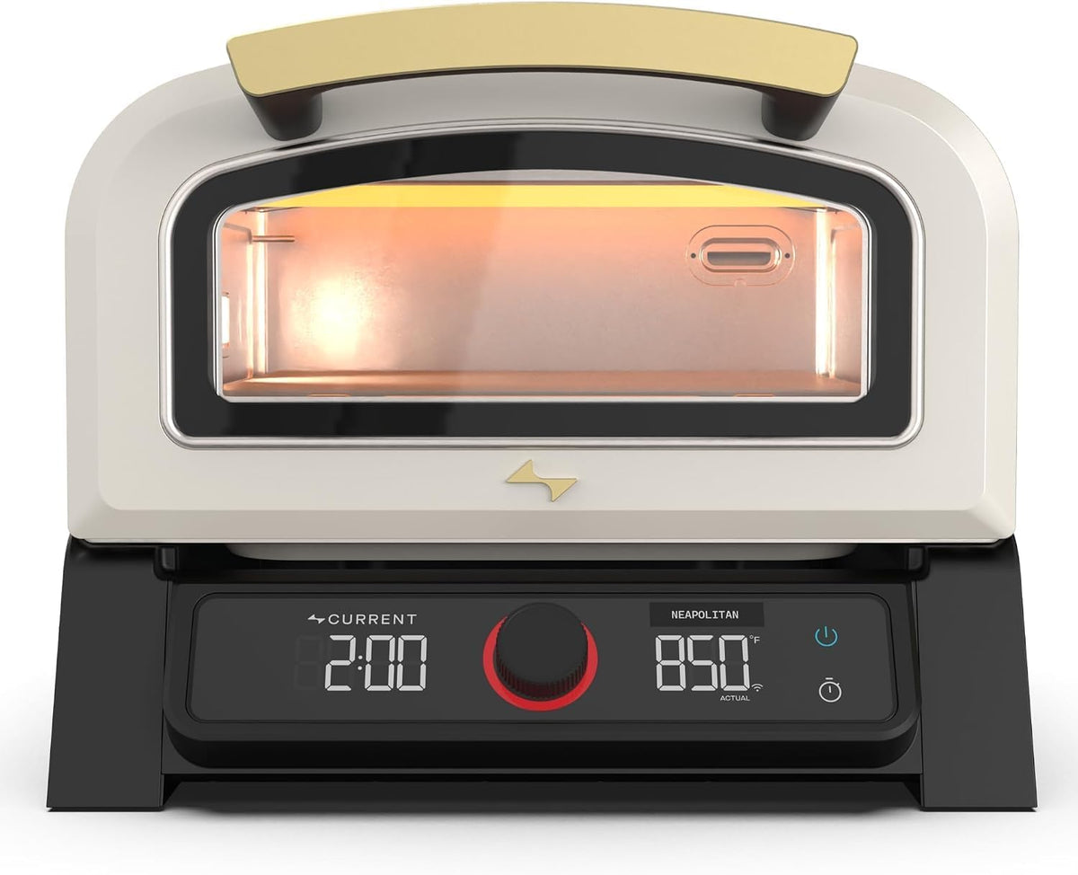 ® Model P Smart Electric Pizza Oven with 12-Inch Stone Baking Surface in Slate Finish