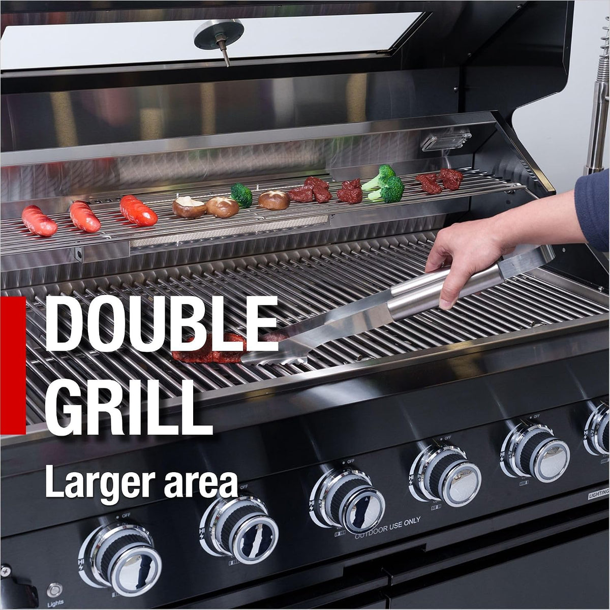 Professional Outdoor Kitchen Island Gas Grill System Featuring 4 Burners, Rotisserie Kit, Integrated Sink, Wine Cooler, and Granite Countertop