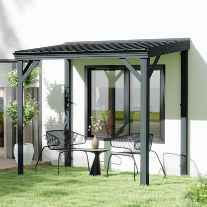 Transform Your Outdoor Space with the Stylish Domi 12' x 20' Lean-To Gazebo – Perfect for Patios and Decks!