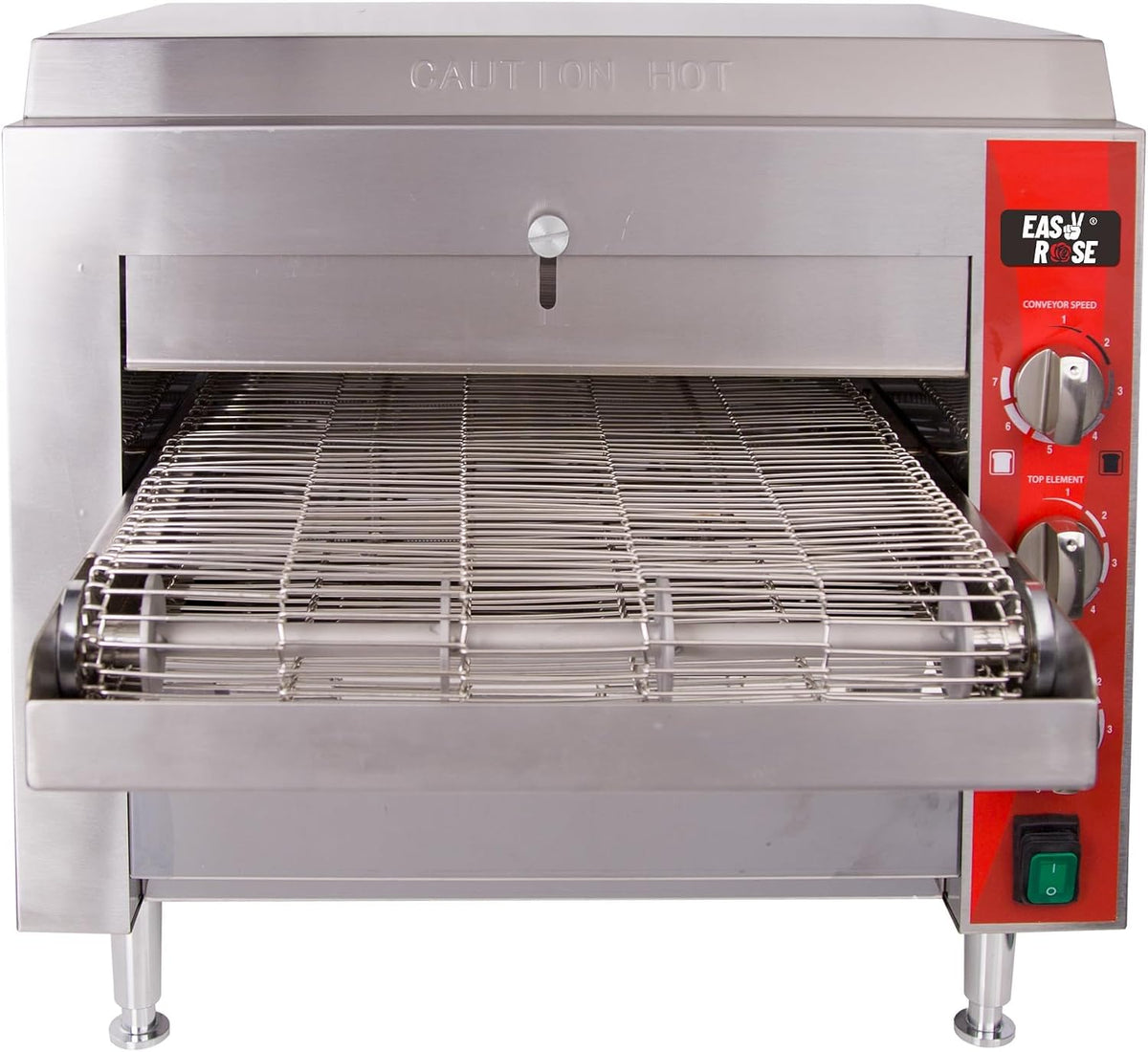 14-Inch Commercial Conveyor Pizza Oven, 3500W 208V Countertop Electric Oven with 14-Inch Belt and 6-20P Plug for Efficient Baking (60Hz)