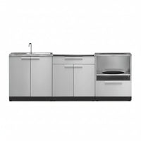 Classic Series 3PC Modular Outdoor Kitchen · 304 Stainless Steel · SS Door