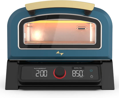 ® Model P Smart Electric Pizza Oven with 12-Inch Stone Baking Surface in Slate Finish