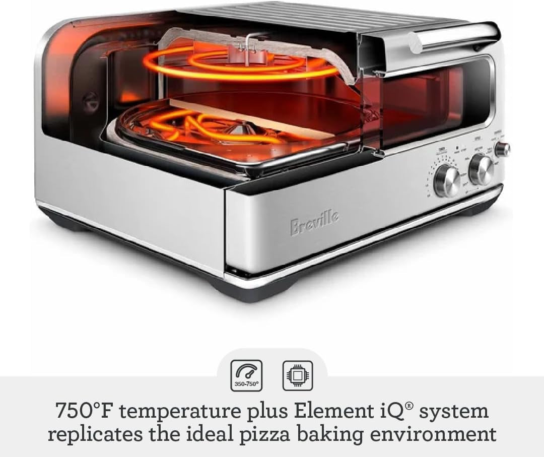 Breville BPZ820BSS Smart Oven Pizzaiolo in Brushed Stainless Steel