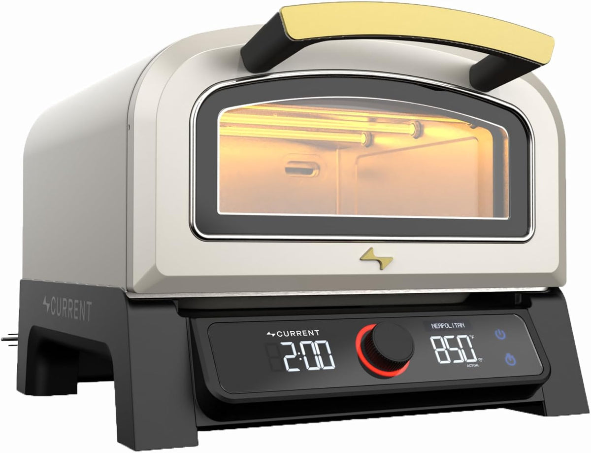 ® Model P Smart Electric Pizza Oven with 12-Inch Stone Baking Surface in Slate Finish