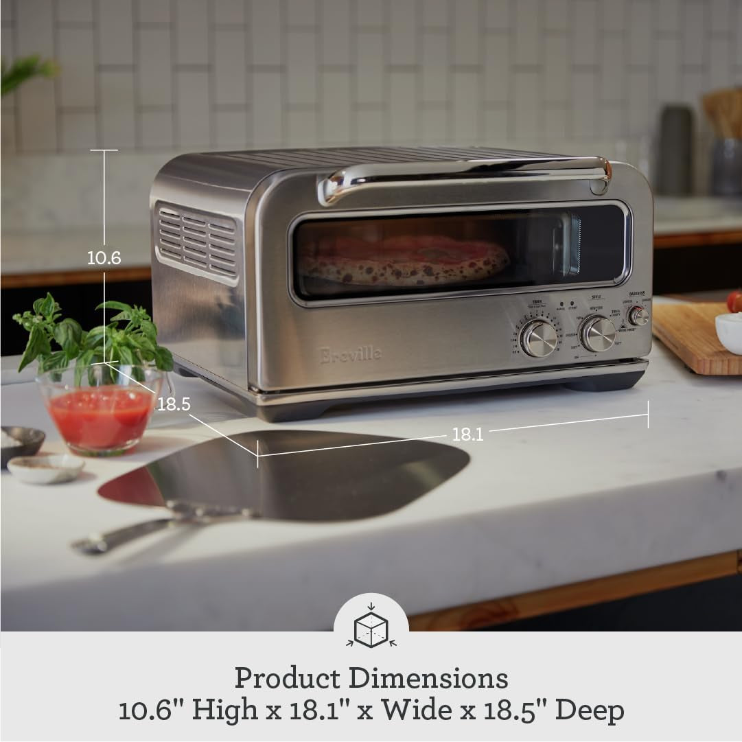 Breville BPZ820BSS Smart Oven Pizzaiolo in Brushed Stainless Steel