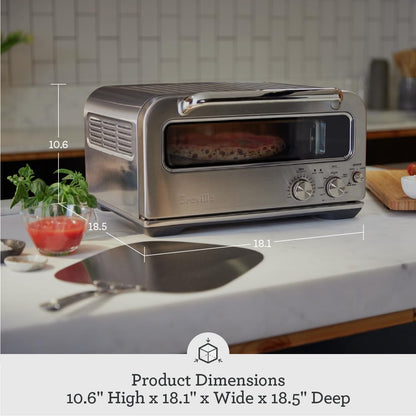 Breville BPZ820BSS Smart Oven Pizzaiolo in Brushed Stainless Steel