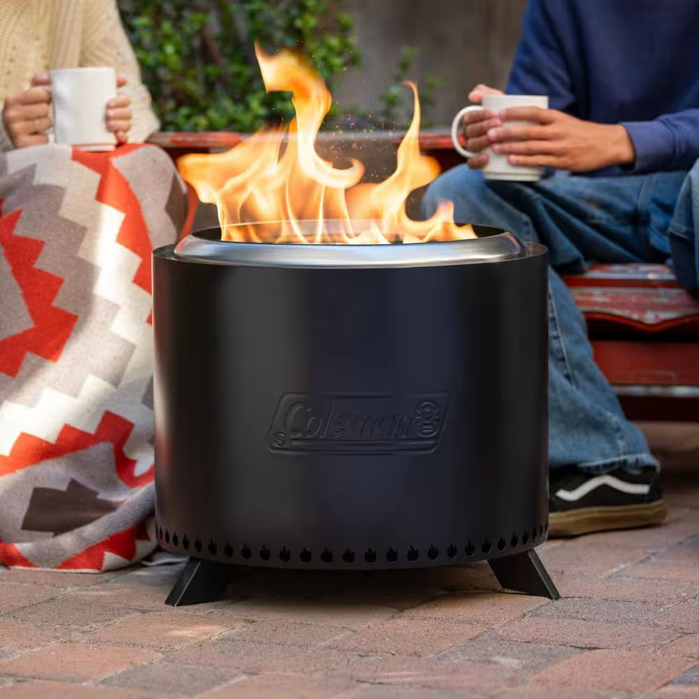 Cityscapes 25-Inch Smokeless Stainless Steel Outdoor Fire Pit for Effortless Ambiance